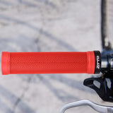 Maxbell Bicycle Handlebar Grips Shock Absorbing 22mm Bike Lockable Handle Grip Red