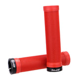 Maxbell Bicycle Handlebar Grips Shock Absorbing 22mm Bike Lockable Handle Grip Red