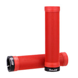 Maxbell Bicycle Handlebar Grips Shock Absorbing 22mm Bike Lockable Handle Grip Red
