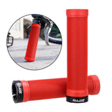 Maxbell Bicycle Handlebar Grips Shock Absorbing 22mm Bike Lockable Handle Grip Red