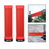 Maxbell Bicycle Handlebar Grips Shock Absorbing 22mm Bike Lockable Handle Grip Red