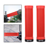 Maxbell Bicycle Handlebar Grips Shock Absorbing 22mm Bike Lockable Handle Grip Red