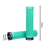 Maxbell Bicycle Handlebar Grips Shock Absorbing 22mm Bike Lockable Handle Grip Blue