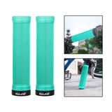 Maxbell Bicycle Handlebar Grips Shock Absorbing 22mm Bike Lockable Handle Grip Blue