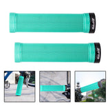 Maxbell Bicycle Handlebar Grips Shock Absorbing 22mm Bike Lockable Handle Grip Blue