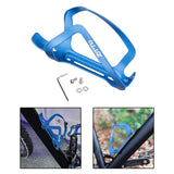 Maxbell Bike Water Bottle Holder Aluminum Alloy for Mountain Bike Riding Accessories Blue