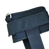 Maxbell Ankle Straps Padded Gym Training metal ring for Legs Fitness ABS Glutes Workout Black