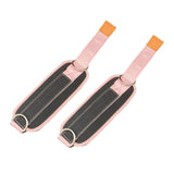 Maxbell Ankle Straps Cable Machine Attachment Adjustable for Legs Extensions Pink