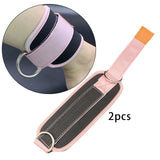 Maxbell Ankle Straps Cable Machine Attachment Adjustable for Legs Extensions Pink