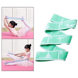 Maxbell Resistance Band Webbing Yoga Auxiliary Stretching Belt for Adults Workout Green