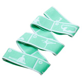 Maxbell Resistance Band Webbing Yoga Auxiliary Stretching Belt for Adults Workout Green