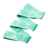 Maxbell Resistance Band Webbing Yoga Auxiliary Stretching Belt for Adults Workout Green