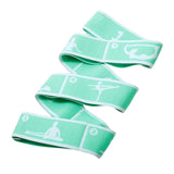 Maxbell Resistance Band Webbing Yoga Auxiliary Stretching Belt for Adults Workout Green