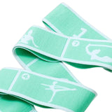 Maxbell Resistance Band Webbing Yoga Auxiliary Stretching Belt for Adults Workout Green