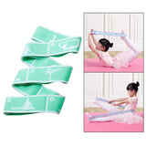 Maxbell Resistance Band Webbing Yoga Auxiliary Stretching Belt for Adults Workout Green