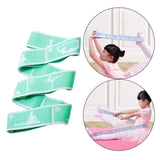 Maxbell Resistance Band Webbing Yoga Auxiliary Stretching Belt for Adults Workout Green