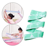 Maxbell Resistance Band Webbing Yoga Auxiliary Stretching Belt for Adults Workout Green