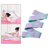Maxbell Resistance Band Webbing Yoga Auxiliary Stretching Belt for Adults Workout Purple