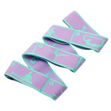 Maxbell Resistance Band Webbing Yoga Auxiliary Stretching Belt for Adults Workout Purple