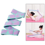 Maxbell Resistance Band Webbing Yoga Auxiliary Stretching Belt for Adults Workout Purple