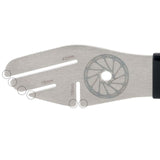 Maxbell Disc Brake Rotor Truing Wrench Kit with multi slot Accs Fork for Bicycle