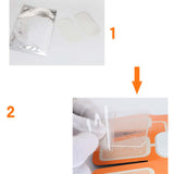 Maxbell 2Pcs Gel Pads Reusable Replacement for Muscle Stimulator Stimulator Training