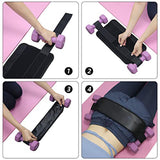 Maxbell Hip Thrust Belt Training Lightweight Bands Lunges Workout for Kettlebell Pink