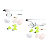 Maxbell Single Badminton Trainer Device Simulator Elastic swing Beginners 1 Racket + 3 Balls