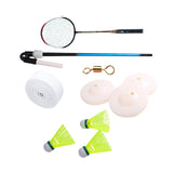 Maxbell Single Badminton Trainer Device Simulator Elastic swing Beginners 1 Racket + 3 Balls