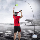 Maxbell Single Badminton Trainer Device Simulator Elastic swing Beginners 2 Rackets + 3 Balls