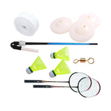 Maxbell Single Badminton Trainer Device Simulator Elastic swing Beginners 2 Rackets + 3 Balls
