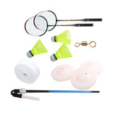 Maxbell Single Badminton Trainer Device Simulator Elastic swing Beginners 2 Rackets + 3 Balls