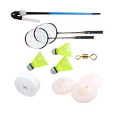 Maxbell Single Badminton Trainer Device Simulator Elastic swing Beginners 2 Rackets + 3 Balls