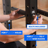 Maxbell Multifunction Weight Plate Holder Rack Attachment Barbell Safety Bars
