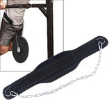 Maxbell Polyester Dip Belt Bodybuilding Weight Lifting Chain Gym Adjustable Chain