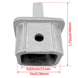 Maxbell Square Internal Eye End Stainless Steel for Boat Bimini Hardware Accessories