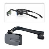 Maxbell Glasses Rear View Eyeglass Mount Rearview Bicycle Mirror for Cycling