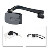 Maxbell Glasses Rear View Eyeglass Mount Rearview Bicycle Mirror for Cycling