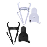 Maxbell 2Pcs Body Fat Caliper and Tape Measure for Body Measurement Tool Gym White