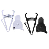 Maxbell 2Pcs Body Fat Caliper and Tape Measure for Body Measurement Tool Gym White