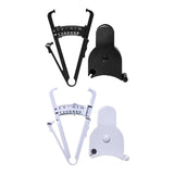 Maxbell 2Pcs Body Fat Caliper and Tape Measure for Body Measurement Tool Gym White