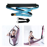 Maxbell Leg Stretcher Strap Gymnastics Stretching Band Backbend Assist for Yoga blue