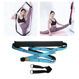 Maxbell Leg Stretcher Strap Gymnastics Stretching Band Backbend Assist for Yoga blue