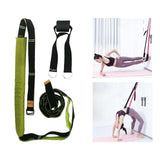 Maxbell Leg Stretcher Strap Gymnastics Stretching Band Backbend Assist for Yoga green