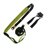 Maxbell Leg Stretcher Strap Gymnastics Stretching Band Backbend Assist for Yoga green