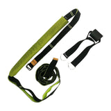 Maxbell Leg Stretcher Strap Gymnastics Stretching Band Backbend Assist for Yoga green