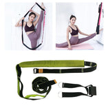 Maxbell Leg Stretcher Strap Gymnastics Stretching Band Backbend Assist for Yoga green