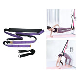 Maxbell Leg Stretcher Strap Gymnastics Stretching Band Backbend Assist for Yoga purple