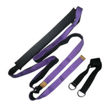 Maxbell Leg Stretcher Strap Gymnastics Stretching Band Backbend Assist for Yoga purple
