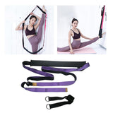 Maxbell Leg Stretcher Strap Gymnastics Stretching Band Backbend Assist for Yoga purple